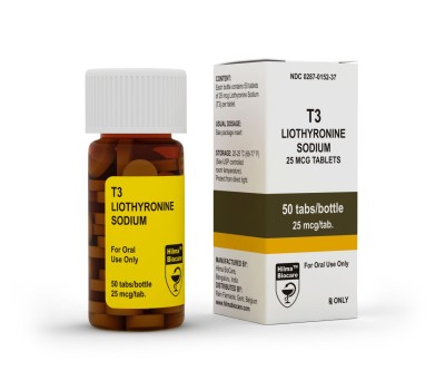 T3-Liothyronine sodium 25mcg 50tabs